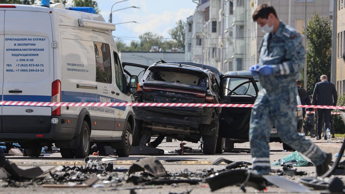 Russischer Offizier bei Autoexplosion in Sankt Petersburg getötet