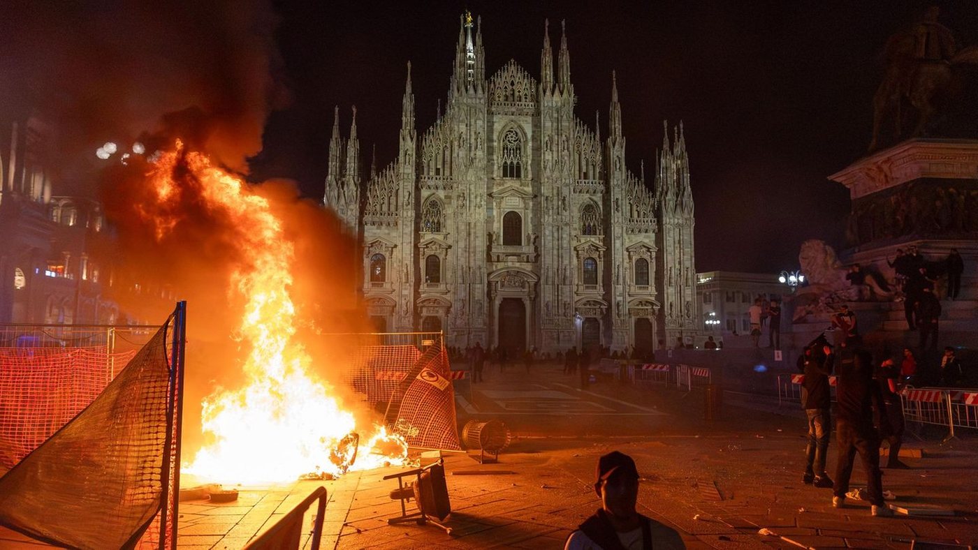Meloni kündigt nach Krawallen in Italien hartes Vorgehen an