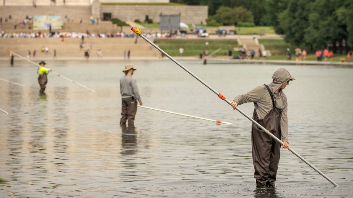 Trump-Regierung räumt Fehler bei Reflecting-Pool-Renovierung ein