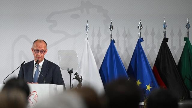 Merz warnt bei Verleihung des Westfälischen Friedenspreises vor nachlassender Ukraine-Hilfe