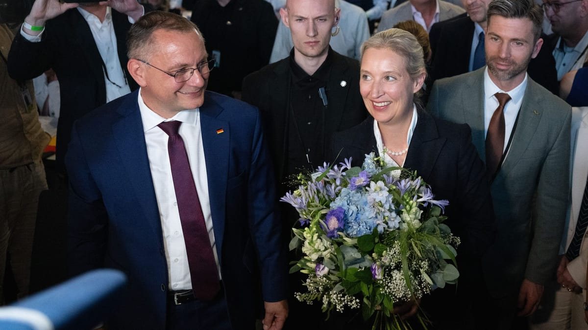 AfD bestätigt Führungsduo Weidel und Chrupalla mit deutlichen Unterschieden