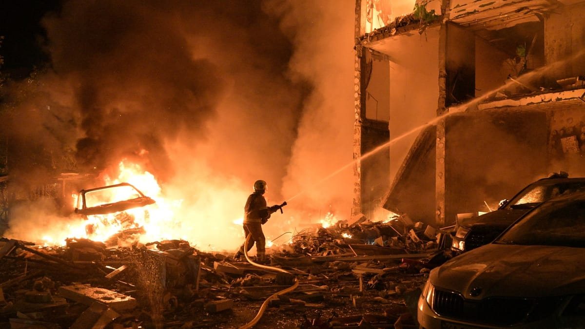 Massive russische Angriffe auf die Ukraine vor dem Nato-Gipfel