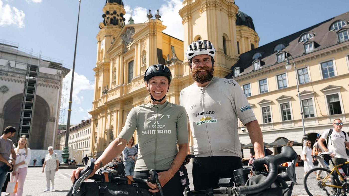 Extremsportler-Paar umrundet Europa mit dem Rad in 127 Tagen