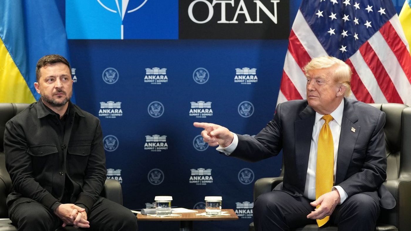 Trump leistet sich mehrere Versprecher bei Auftritt mit Selenskyj