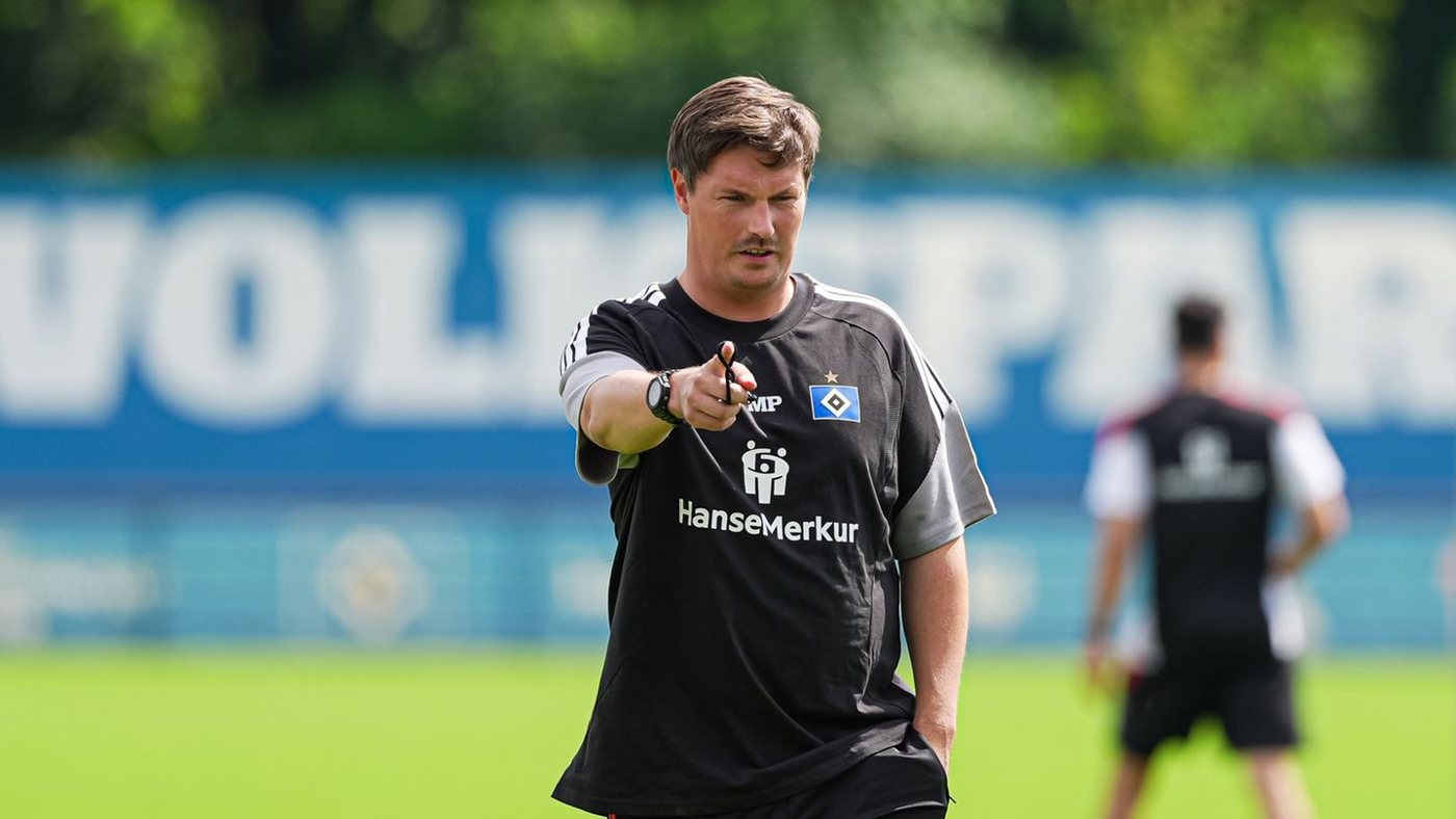 HSV startet Vorbereitung: Trainer Polzin zeigt sich bei Transfers gelassen