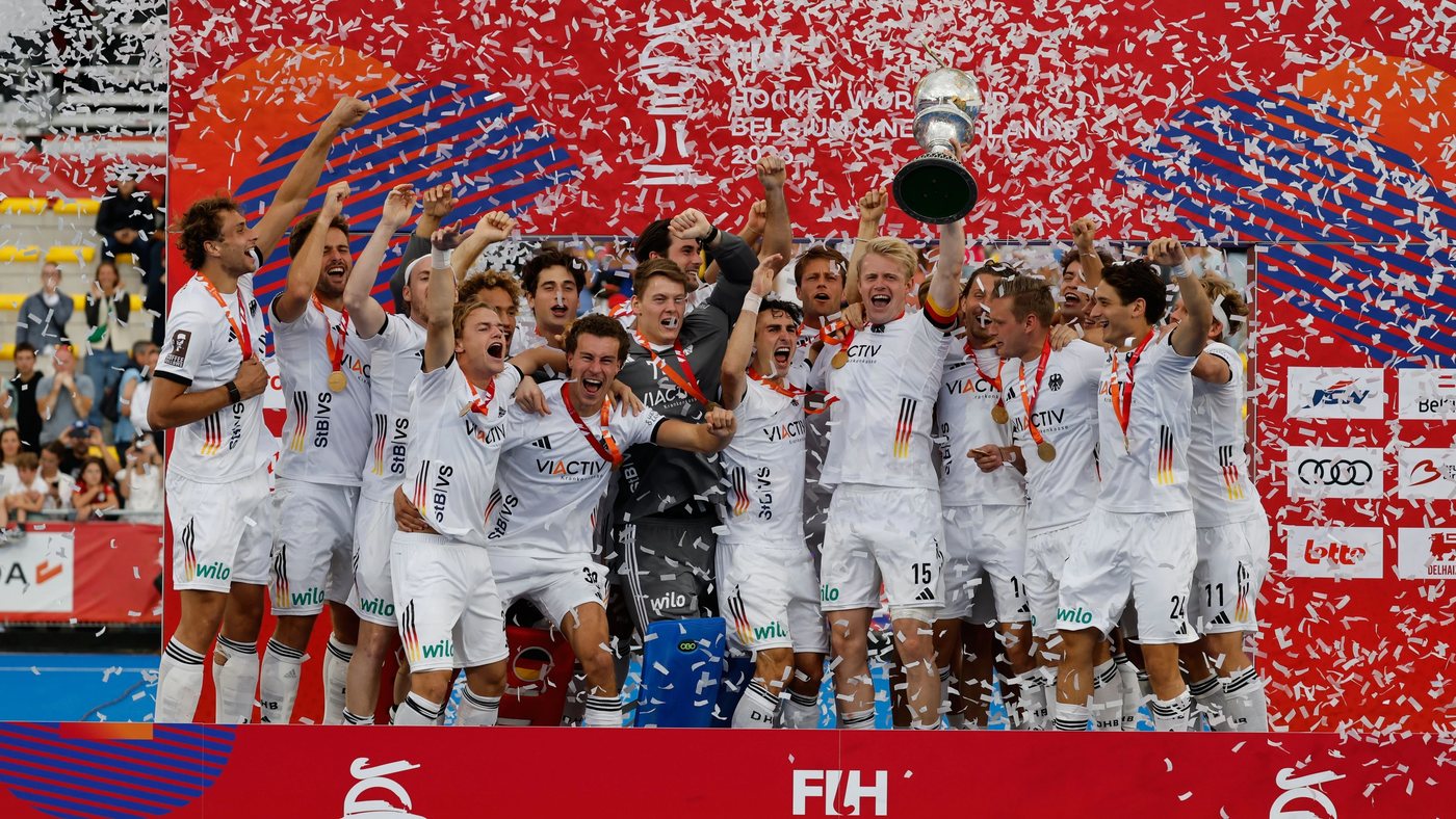 Endspielsieg gegen Spanien: Deutschlands Hockey-Männer verteidigen WM-Titel
