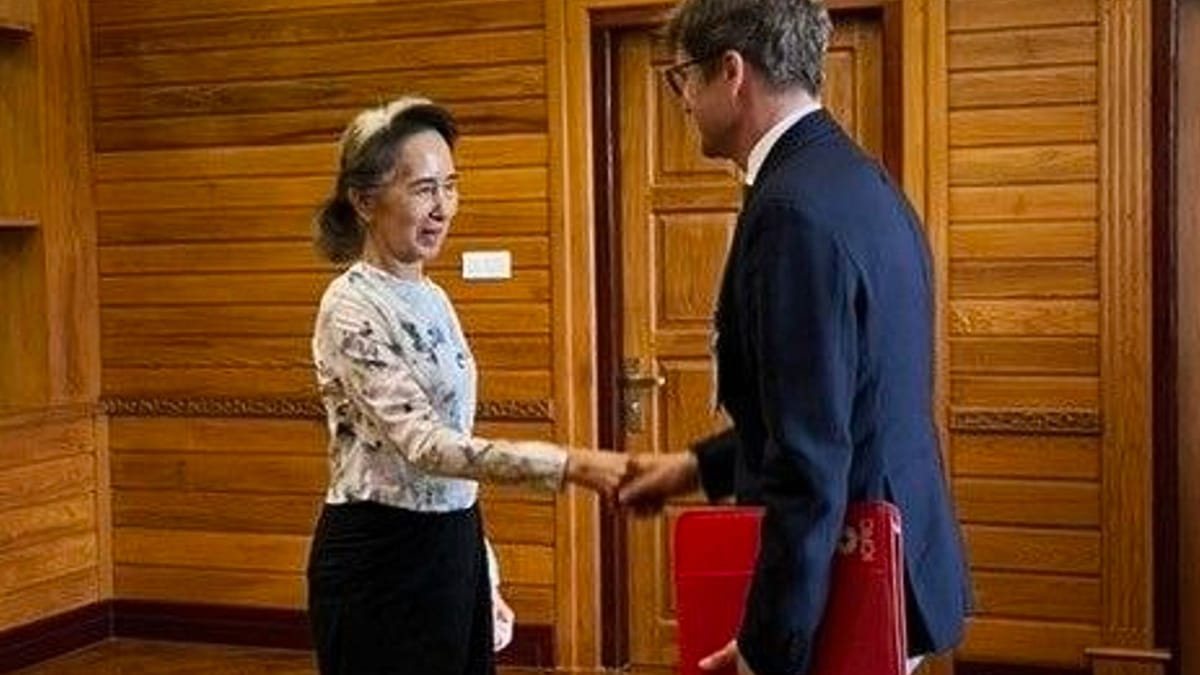 Myanmars Militärregierung veröffentlicht seltene Bilder von Aung San Suu Kyi