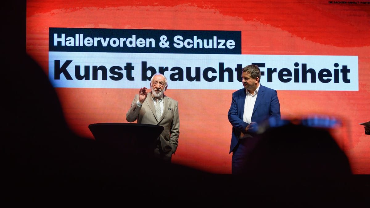 Hallervorden sorgt mit CDU-Wahlkampfauftritt für Wirbel