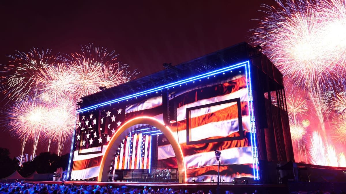 Trump feiert 250. Jubiläum der USA mit Rede und großem Feuerwerk